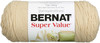 3 Pack Bernat Super Value Solid Yarn-Oatmeal 164053-53010 - 057355283503