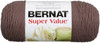 3 Pack Bernat Super Value Solid Yarn-Taupe 164053-53012 - 057355283510