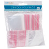 6 Pack - Craft Medley Ziplock Polybags 140/Pkg-2"X2" Clear - PB002 - 775749043525