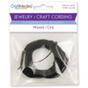12 Pack - Craft Medley Jewelry/Craft Waxed Cording 1mmX30'-Black - CC550-A - 775749076424
