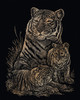 3 Pack - Royal & Langnickel(R) Copper Foil Engraving Art Kit 8"X10"-Tiger & Cubs - COPRFL-12