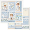 Stamperia Double-Sided Paper Pad 12"X12" 10/Pkg-Little Boy, 10 Designs/1 Each SBBL68