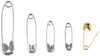6 Pack Singer Safety Pins-Sizes 00 To 2 90/Pkg 00221