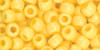 3 Pack The Beadery Pony Beads 6mmX9mm 900/Pkg-Opaque Yellow 750V-074