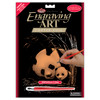 3 Pack Royal & Langnickel(R) Copper Foil Engraving Art Kit 8"X10"-Panda & Baby COPRFL-24 - 090672056474