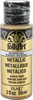 6 Pack - FolkArt Metallic Acrylic Paint 2oz-Antique Gold - SM-658 - 028995006586