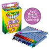 3 Pack - Crayola Crayons-Glitter 24/Pkg - 52-3715 3 Pack - Crayola Crayons-Glitter 24/Pkg - 52-3715
