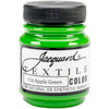 3 Pack Jacquard Textile Color Fabric Paint 2.25oz-Apple Green TEXTILE-1116 - 743772111603