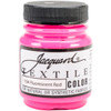 3 Pack - Jacquard Textile Color Fabric Paint 2.25oz-Fluorescent Red - TEXTILE-1154 - 743772115403