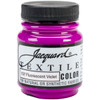 3 Pack - Jacquard Textile Color Fabric Paint 2.25oz-Fluorescent Violet - TEXTILE-1157 - 743772115700