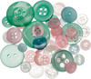 3 Pack Buttons Galore Button Mason Jars-Fantasy MJ-123