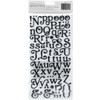 3 Pack - Soho Garden Thickers Alphabet Stickers 5.5"X11" 147/Pkg-Glitter Foam Boho/Black - 53423