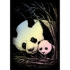 6 Pack Royal & Langnickel(R) Holographic Foil Engraving Kit 5"X7"-Bamboo Panda HOLOMIN-104