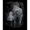 3 Pack - Royal & Langnickel(R) Silver Foil Engraving Art Kit 8"X10"-Wolves In The Trees - SILVFL-23