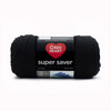 3 Pack - Red Heart Super Saver Yarn-Black - E300B-312 - 073650846410