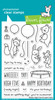 Lawn Fawn Clear Stamps 4"X6"-Really High Five LF2215