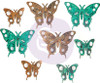 3 Pack Finnabair Mechanicals Metal Embellishments-Scrapyard Butterflies 8/Pkg 967147