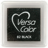 5 Pack VersaColor Pigment Mini Ink Pad-Black VS-082 - 712353340824