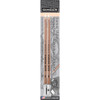 6 Pack - General's Charcoal White Pencils 2/Pkg-2B - 5582BP - 044974558020