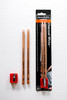 6 Pack General's Charcoal White Pencils 2/Pkg-2B 5582BP