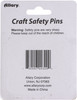 12 Pack Allary Safety Pins 25/Pkg-2" 329A