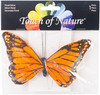 6 Pack Touch Of Nature Miniature Butterfly W/Wire 6"-Orange Monarch MD23023 - 684653230238