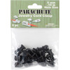 6 Pack Pepperell Braiding Parachute Jewelry Cord Clasp 5mm 5/Pkg-Black PCBUC10R - 725879307585