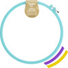 6 Pack Anchor Sparkle Plastic Embroidery Hoop Assorted Colors-10" Diameter Blue, Purple Or Yellow A4401-010 - 073650032646