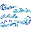 3 Pack Jolee's Bling Stickers-Waves E5051068