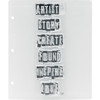 2 Pack - Tim Holtz Storage Studios Stamp Storage Binder Refills 8/Pkg-7.25"X10" - CH93823