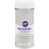 3 Pack Wilton Sugar Sprinkles 8oz-White W710992 - 070896719928