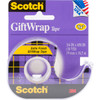 6 Pack - Scotch Gift Wrap Tape .75"x65"-Satin Finish - 15-3M - 051131657731
