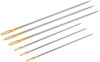 3 Pack Singer Gold Eye Embroidery Needles On Collectible Magnet-6/Pkg Dressform Magnet 41818