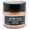 3 Pack Finnabair Art Alchemy Sparks Acrylic Paint 1.7 Fluid Ounces-Ginger Magic AASAP-64108 - 655350964108