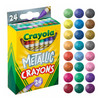 Crayola Crayons-Metallic 24/Pkg - 52-8815