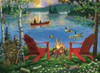 Royal & Langnickel(R) Paint By Number Kit 15.375"X11.25"-Lakeside Retreat PAL-44