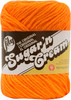 6 Pack Lily Sugar'n Cream Yarn Solids-Hot Orange 102001-1628 - 057355268746