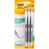 2 Pack BIC Atlantis Exact Pens 3/Pkg-Black VCGNP31B - 070330196551