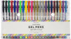 AC Office Gel Pens Pouch 48/Pkg-Rainbow Striped 353660 - 718813536608