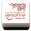 4 Pack VersaFine Pigment Mini Ink Pad-Vintage Sepia VFS-54 - 712353400542