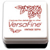 4 Pack - VersaFine Pigment Mini Ink Pad-Vintage Sepia - VFS-54 - 712353400542