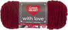 3 Pack Red Heart With Love Yarn-Berry Red E400-1914 - 073650817649