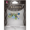 3 Pack Cousin Jewelry Basics Metal Charms-Aqua Glass & Metal Bead Cluster 11/Pkg A50026N3-8460 - 016321065673