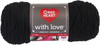 3 Pack - Red Heart With Love Yarn-Black - E400-1012 - 073650817335