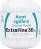 3 Pack Aunt Lydia's Extra Fine Crochet Thread Size 30-White 180-201