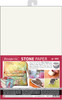 2 Pack Stamperia Washable Stone Paper 11.6"X16.5"DFPCA3