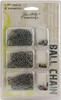 3 Pack - Idea-Ology Metal Ball Chains 36" 3/Pkg Each W/6 Connectors-Antique Nickel, Brass & Copper - TH92675 - 040861926750