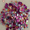 6 Pack Buttons Galore 28 Lilac Lane Tin W/Sequins 40g-Mixed Berry LL313