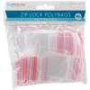 6 Pack Craft Medley Ziplock Polybags 200/Pkg-1.5"X1.5" Clear PB000 - 775749153231