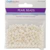 6 Pack Craft Medley Pearl Beads Value Pack-6mm Ivory 185/Pkg BD408-D - 775749188325